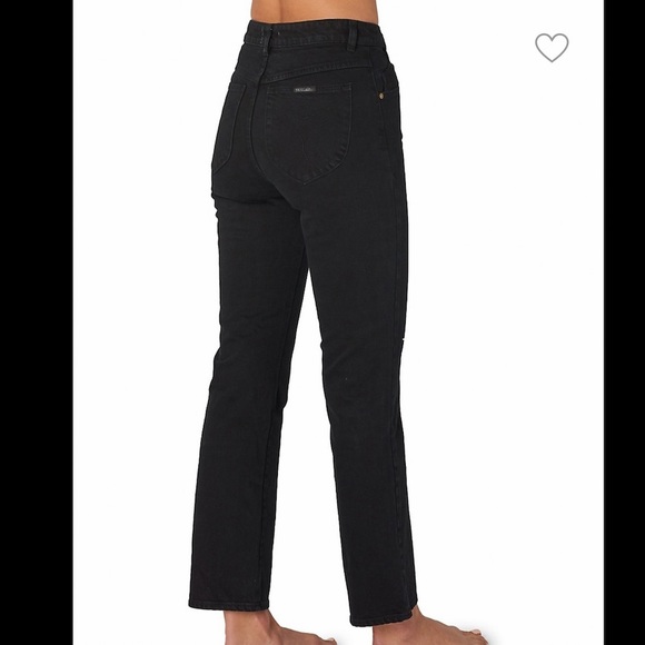 Rolla’s black straight leg jeans - Picture 4 of 4